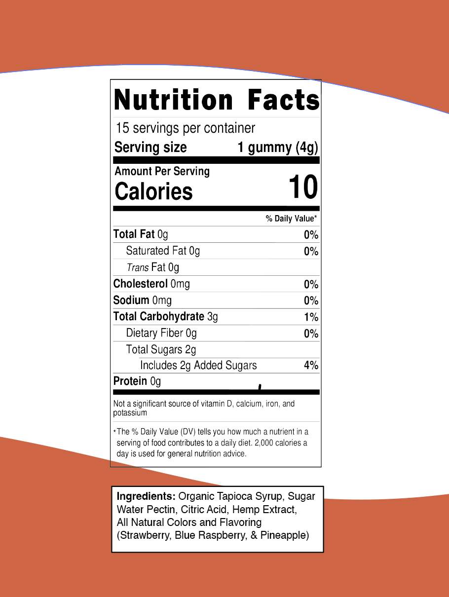 "ELEVATED" 10mg THC Sativa Gummies (15ct)