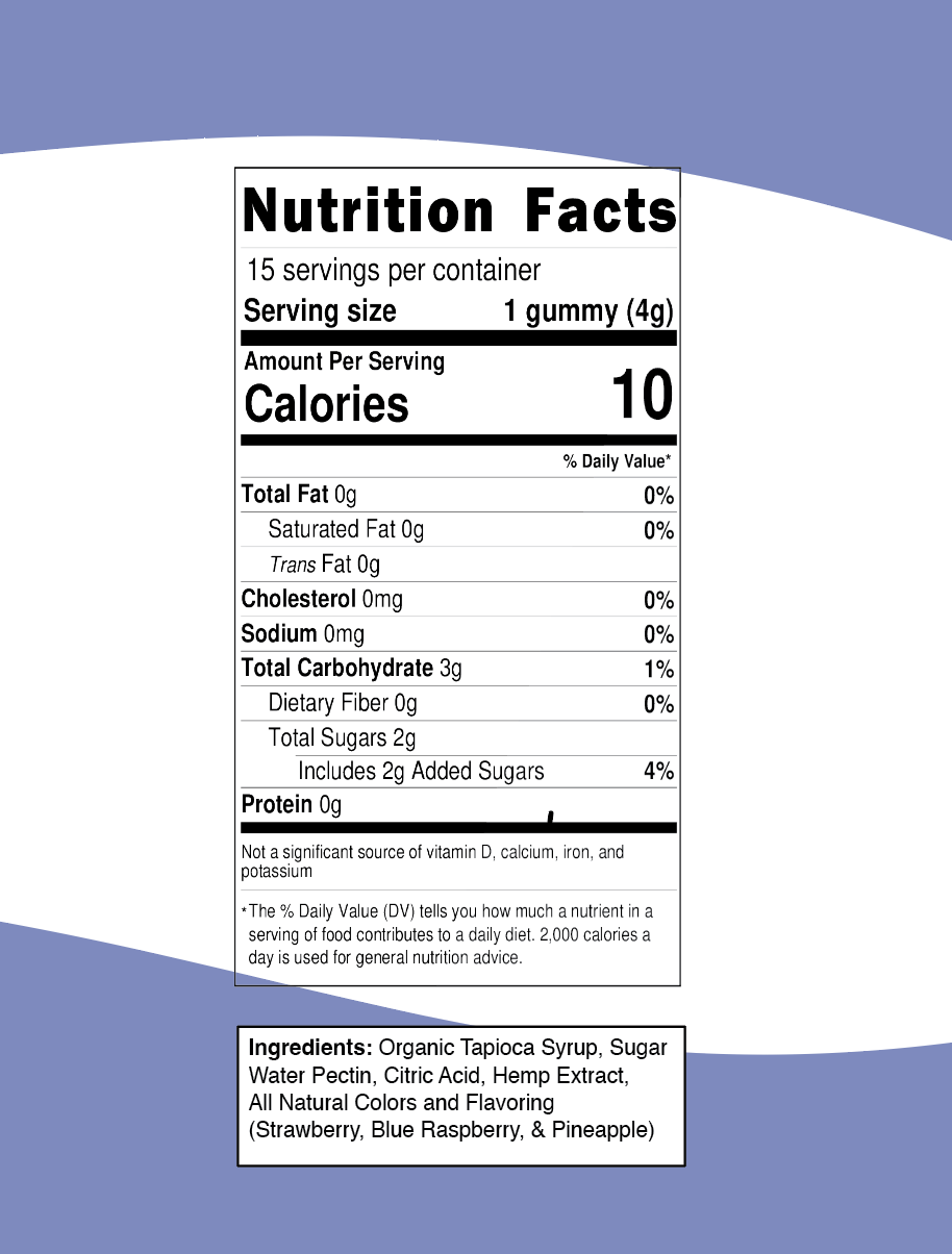 "SNOOZE" 10mg THC Indica Gummies (15ct)