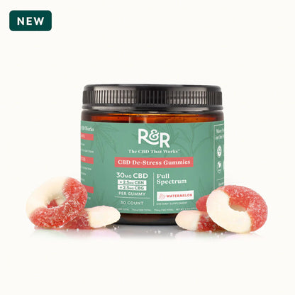 R&R Meds - FULL SPECTRUM CBD + CBG + CBN  De-Stress Gummies