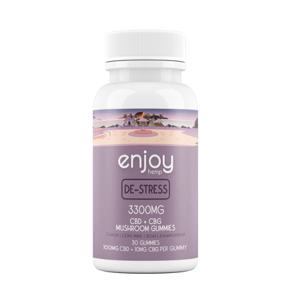 Enjoy Hemp - FULL SPECTRUM CBD + CBG Gummies - DE-STRESS -