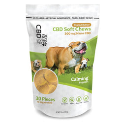 CBD Living Pet - Calming Soft Chews Peanut Butter