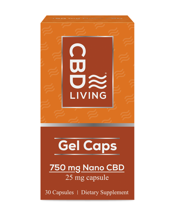 THC FREE Gel Caps with Nano CBD